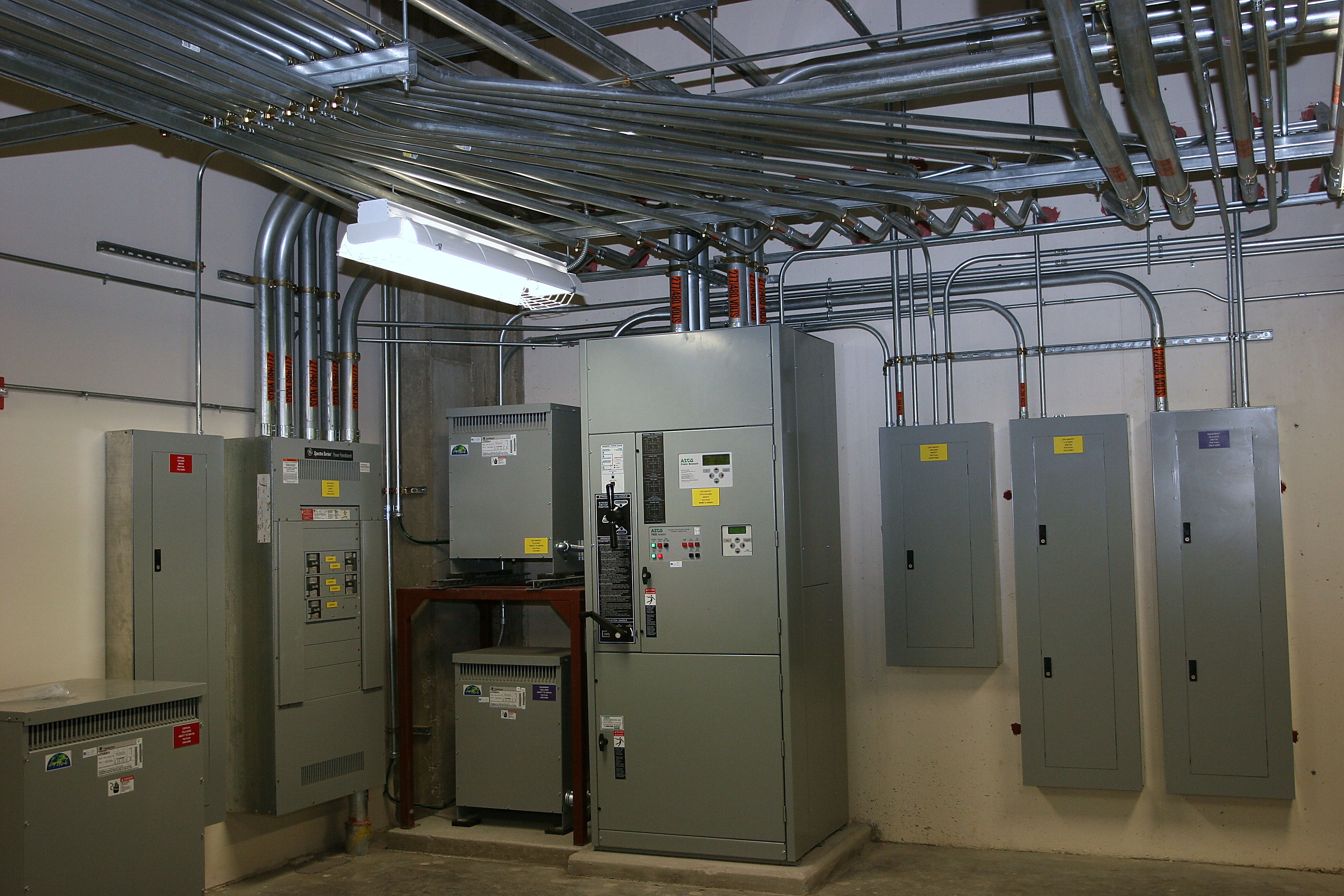 Boiler room HVAC of Dell Childrens Medical Center.