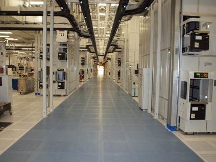 Mechanical room for Texas Instruments New Wafer Fab 1.